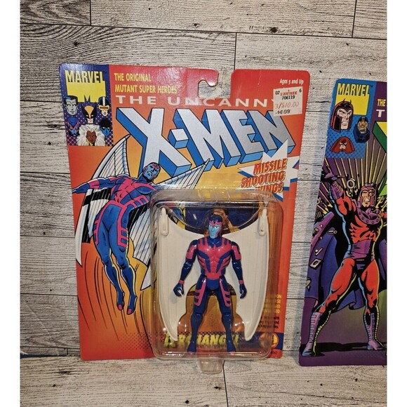 Vintage Marvel Legends The Uncanny X-Men Retro Figure Lot. Magneto, Archangel - Picture 2 of 11